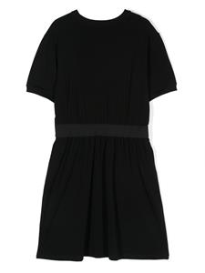 dolce&gabbanakids Dolce & Gabbana Kids Jurk met GG-logo - Zwart