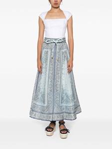 ZIMMERMANN Matchmaker midi-rok - Blauw