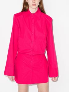 theattico The Attico Blousejurk met wijde mouwen - Roze