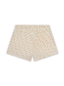 Michael Kors Kids Shorts met logoprint - Beige