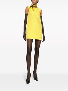 dolce&gabbana Dolce & Gabbana A-lijn brokaat mini-jurk - Geel