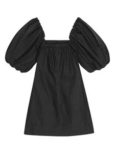 GANNI Mini-jurk van biologisch katoen - Zwart