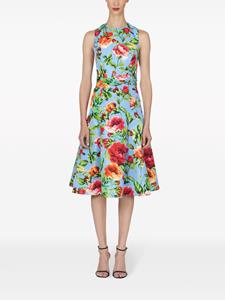 carolinaherrera Carolina Herrera Jurk met gedraaid detail - Blauw
