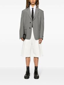 alexandermcqueen Alexander McQueen Geplooide twill shorts - Wit