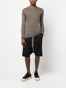 rickowens Rick Owens Bermuda shorts met verlaagd kruis - Zwart