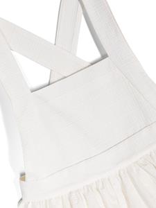 Bonpoint Gladys jurk met textuur - Beige