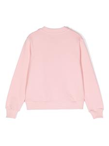dolce&gabbanakids Dolce & Gabbana Kids Sweater met logopatch - Roze