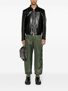 alexandermcqueen Alexander McQueen Broek met gegraveerd logo - Groen