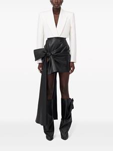 alexandermcqueen Alexander McQueen Gedrapeerde mini-rok - Zwart