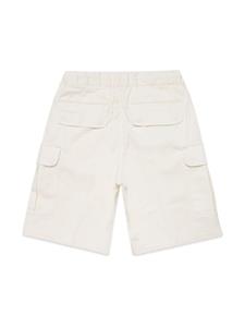dieselkids Diesel Kids Shorts met geborduurd logo - Wit