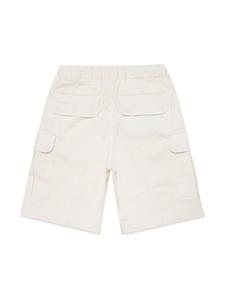 Diesel Kids Shorts met geborduurd logo - Wit