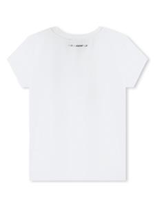 karllagerfeldkids Karl Lagerfeld Kids Hotel Karl T-shirt met print - Wit