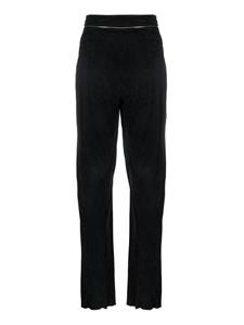 versacepre-owned Versace Pre-Owned 1970s leren broek - Zwart