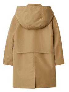 burberrykids Burberry Kids Trenchcoat met capuchon - Bruin