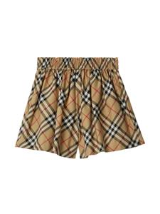 burberrykids Burberry Kids Shorts met elastische taille - Beige