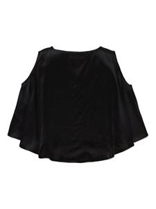 mm6maisonmargielakids MM6 Maison Margiela Kids Mouwloze top - Zwart