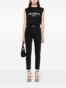 Balmain High waist jeans - Zwart