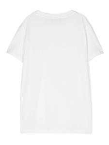 Balmain Kids T-shirt met logoprint - Wit