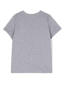 moschinokids Moschino Kids T-shirt met geborduurd logo - Grijs