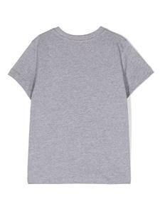 Moschino Kids T-shirt met geborduurd logo - Grijs