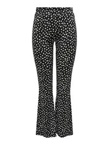 Only Onlrita Flared Pants Cs Jrs 15317221 Flared Black Safari Animal Jrs
