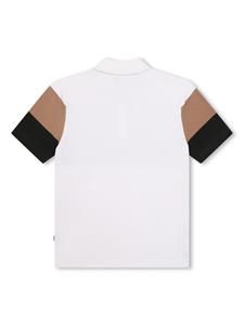 bosskidswear BOSS Kidswear Poloshirt met logoprint - Wit