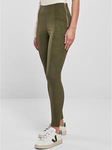 URBAN CLASSICS Leggings "Damen Ladies Washed Faux Leather Pants", (1 tlg.)