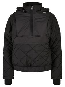 URBAN CLASSICS Winterjacke "Damen Ladies Oversized Diamond Quilted Pull Over Jacket", (1 St.), ohne Kapuze