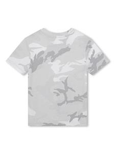 givenchykids Givenchy Kids T-shirt met logoprint - Grijs