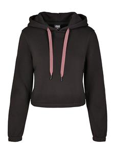 URBAN CLASSICS Kapuzenpullover "Damen Ladies Contrast Drawstring Hoody", (1 tlg.)