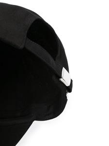 Balmain Honkbalpet met geborduurd logo - Zwart