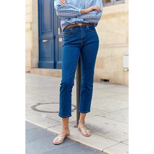 LA PETITE ETOILE Rechte jeans, stoned denim BRIEG BRUT