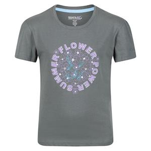 Regatta Kinderen/Kinderen Bosley V-Bloem T-shirt (Balsem Groen)