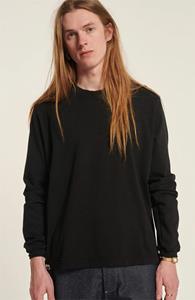 New Optimist Herren vegan Langärmeliger Flaco Schwarz