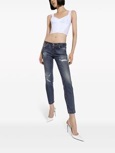 dolce&gabbana Dolce & Gabbana Low waist skinny jeans - Blauw