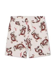 kenzokids Kenzo Kids Shorts met print - Wit