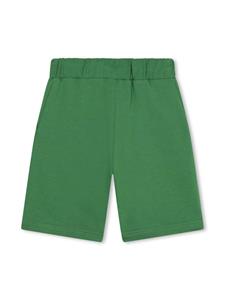 kenzokids Kenzo Kids Katoenen shorts met logoprint - Groen