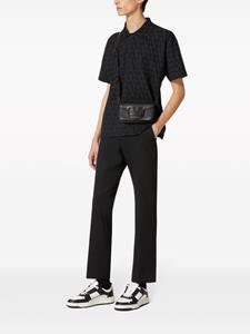 valentinogaravani Valentino Garavani Tiole Iconographe katoenen poloshirt - Zwart