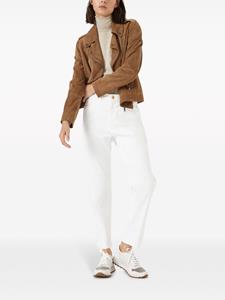 brunellocucinelli Brunello Cucinelli High waist jeans - Wit