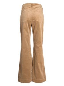 toutacoup tout a coup Flared ribfluwelen broek - Bruin