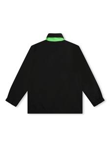 Marc Jacobs Kids logo-print reversible jacket - Zwart