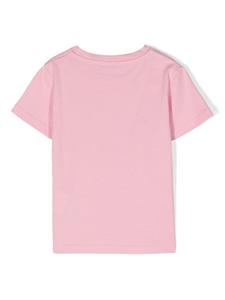 versacekids Versace Kids T-shirt verfraaid met stras - Roze