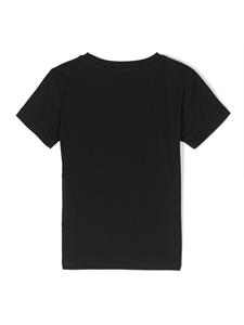 versacekids Versace Kids T-shirt met Medusa logo verfraaid met stras - Zwart