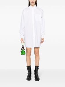 moschinojeans MOSCHINO JEANS Katoenen blousejurk - Wit