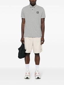 stoneisland Stone Island Piqué katoenen poloshirt - Grijs