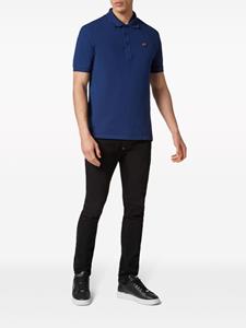 philippplein Philipp Plein Gothic Plein katoenen poloshirt - Blauw