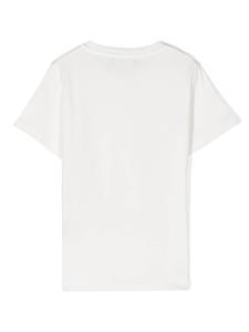 versacekids Versace Kids T-shirt met logoprint - Wit