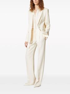valentinogaravani Valentino Garavani Crepe Couture broek met jacquard - Wit