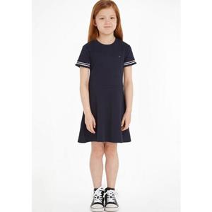 Tommy Hilfiger Jerseykleid RUFFLE RIB KNIT DRESS mit Rippenstruktur