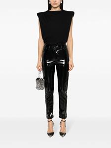 Parlor Broek van imitatieleer - Zwart